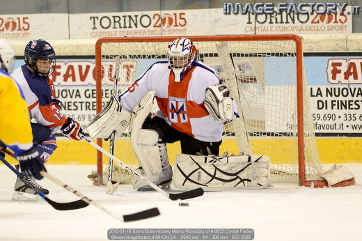 2015-01-10 Torino Bulls-Hockey Milano Rossoblu U14 0852 Davide Fadani